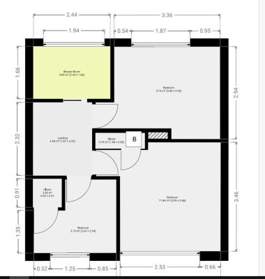 Upstairs floor plan