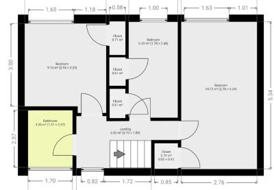 upstairs floor layout