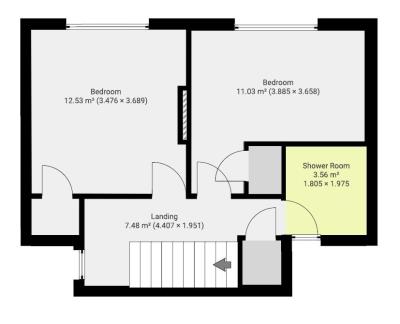 Upstairs floor layout